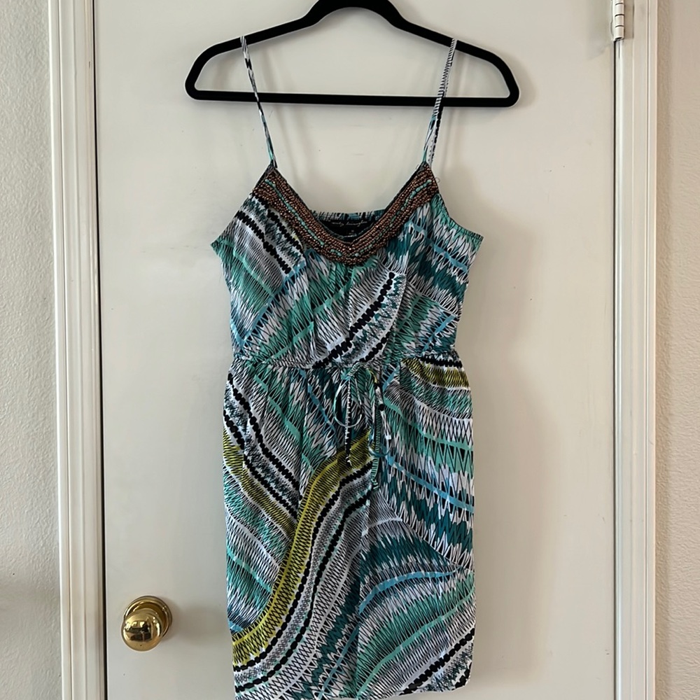 City Triangles beaded dress.